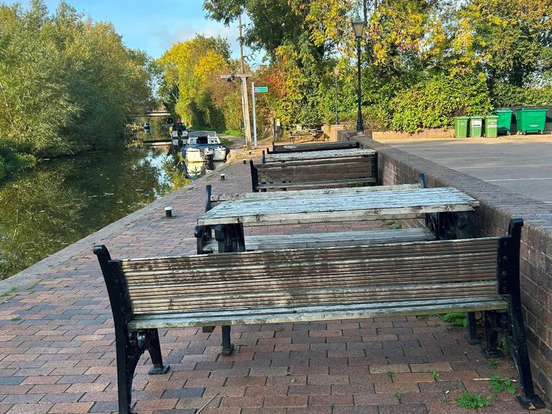 Canalside patio 2025. (Pub, External, Garden). Published on 08-11-2025 