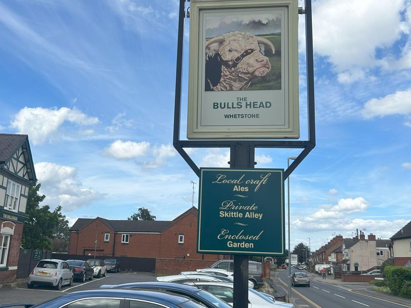 Bull's Head Whetstone. (Sign). Published on 21-08-2023