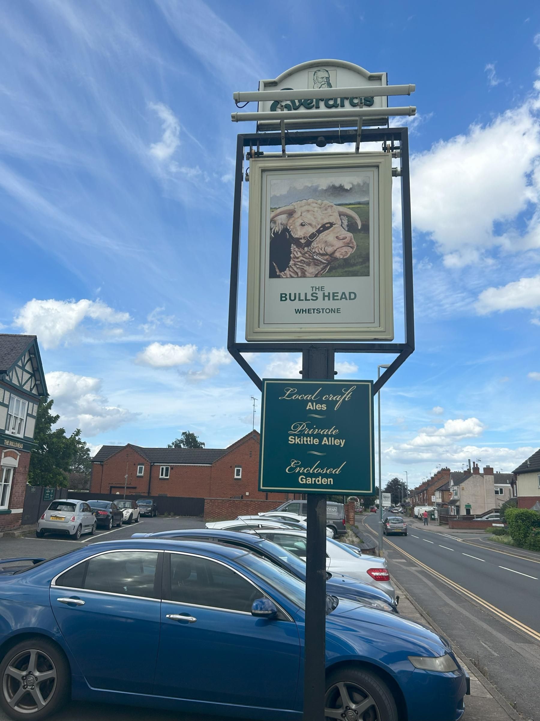 Bull's Head Whetstone. (Sign). Published on 21-08-2023