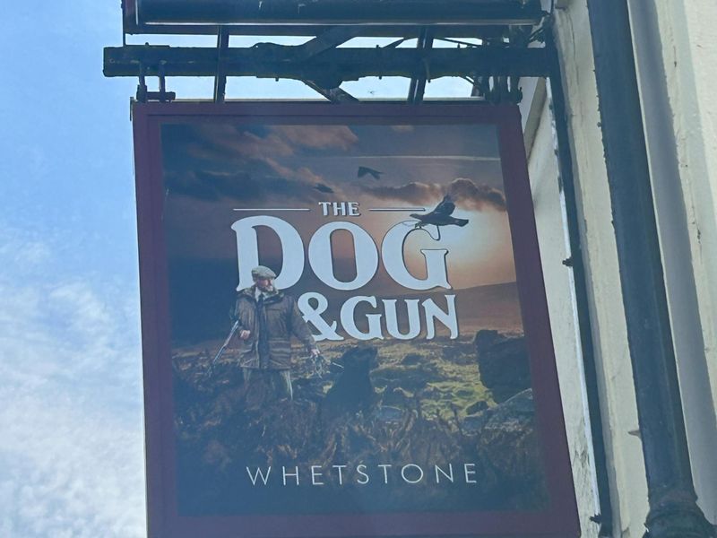 Dog & Gun, Whetstone. (Sign). Published on 21-08-2023 