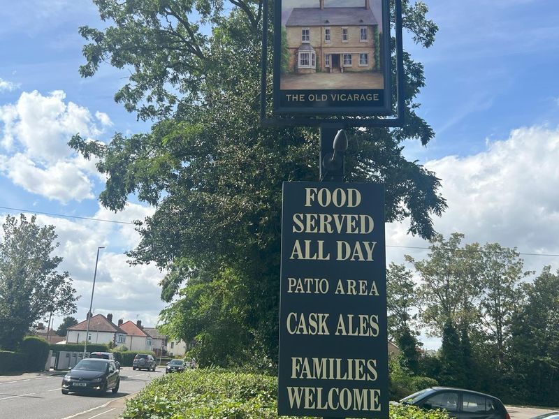 Old Vicarage, Whetstone. (Sign). Published on 21-08-2023