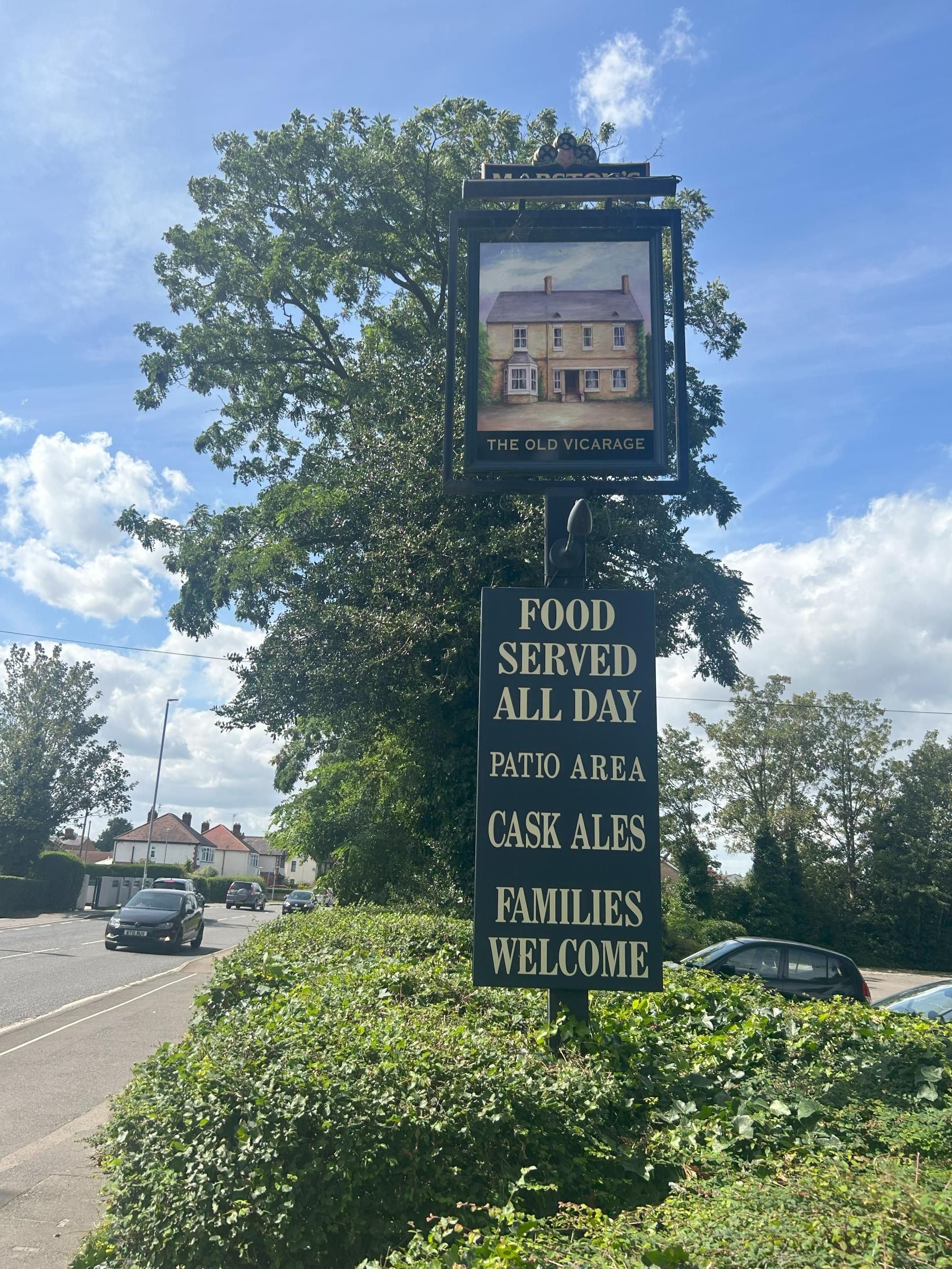 Old Vicarage, Whetstone. (Sign). Published on 21-08-2023