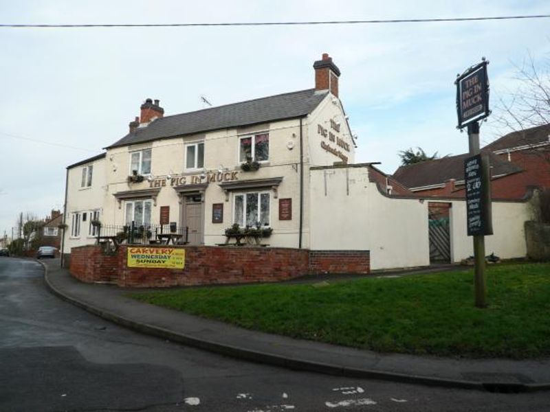 Pig in Muck, Claybrooke Magna. (Pub, External). Published on 22-01-2014