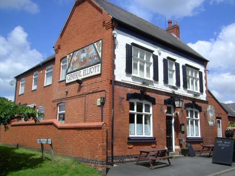 General Elliott, Willoughby Waterleys. (Pub, External, Key). Published on 14-06-2014