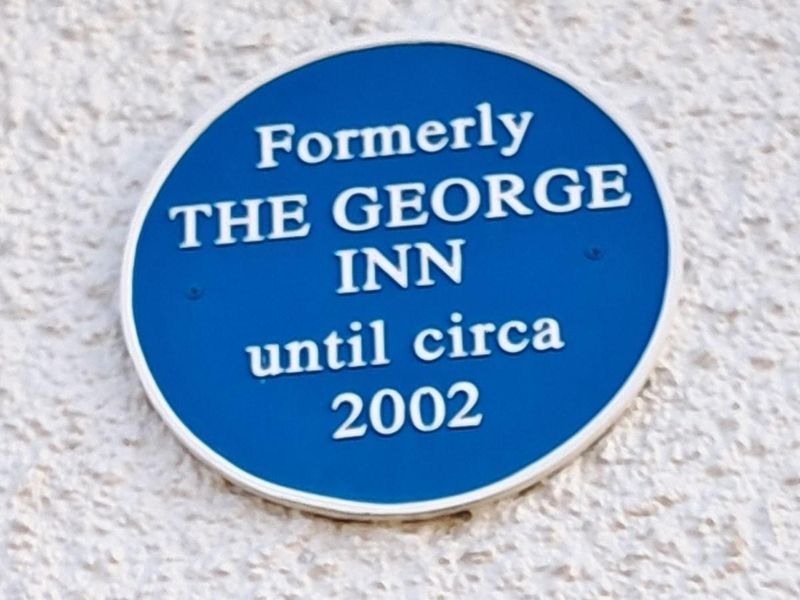 The former George Inn. 2026. (Sign). Published on 29-01-2026 