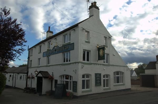 Golden Shield, Fleckney. (Pub, External, Key). Published on 11-09-2013