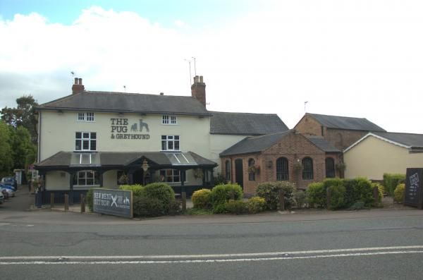 Pug & Greyhound, Great Glen. (Pub, External, Key). Published on 10-06-2015