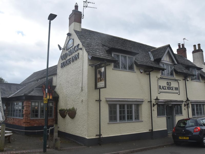 Old Black Horse, Houghton on the Hill. (Pub, External, Key). Published on 08-10-2023