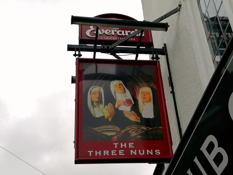 Three Nuns_Loughborough. (Pub, Sign). Published on 06-10-2024