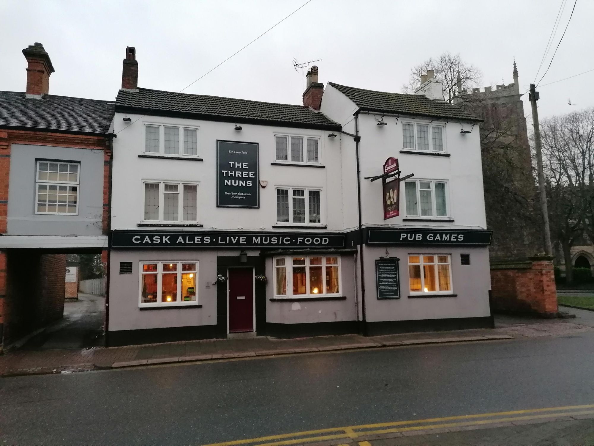 Three Nuns_Loughborough. (Pub, External). Published on 23-02-2025