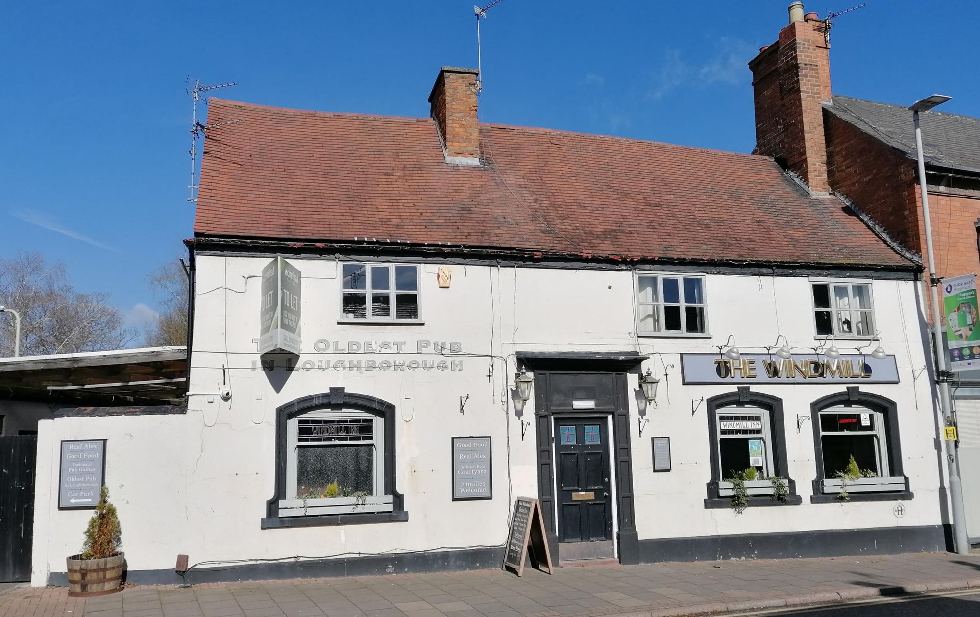 Windmill, Loughborough. (Pub, External). Published on 11-04-2022