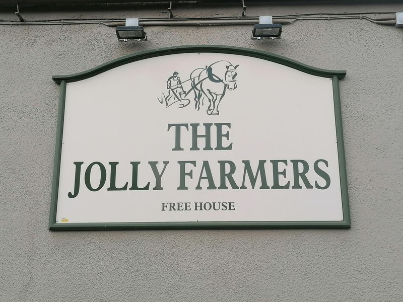 Jolly Farmers, Shepshed. (External, Sign). Published on 02-06-2022