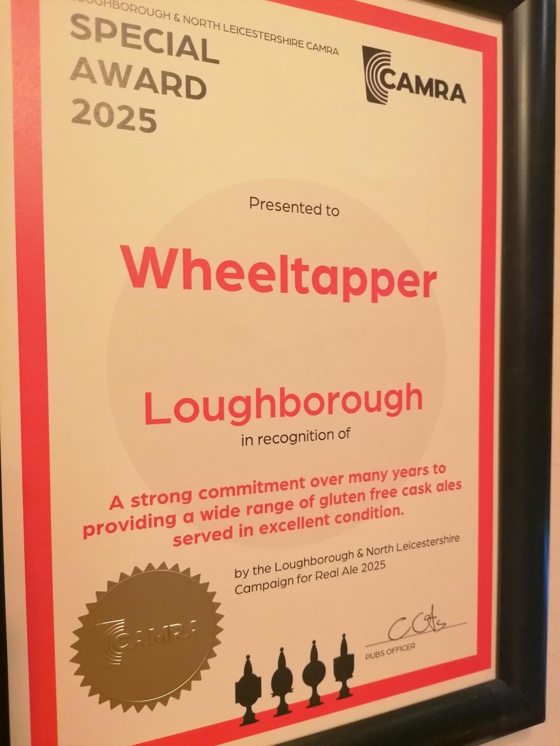 Wheeltapper_Loughborough. (Award). Published on 11-01-2026
