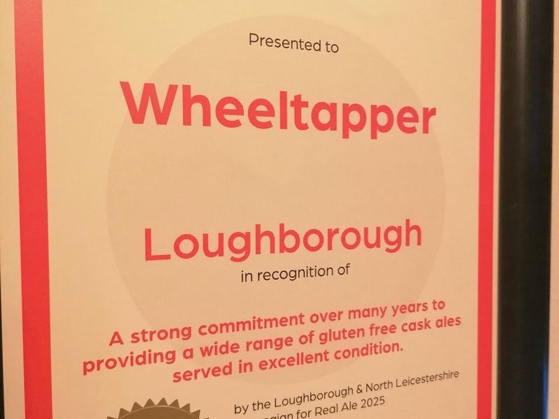 Wheeltapper_Loughborough. (Award). Published on 11-01-2026 