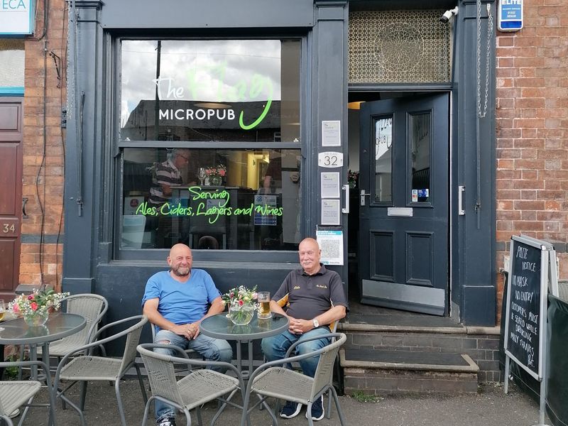 The Flag exterior.. (Pub, Customers, Key). Published on 08-07-2021