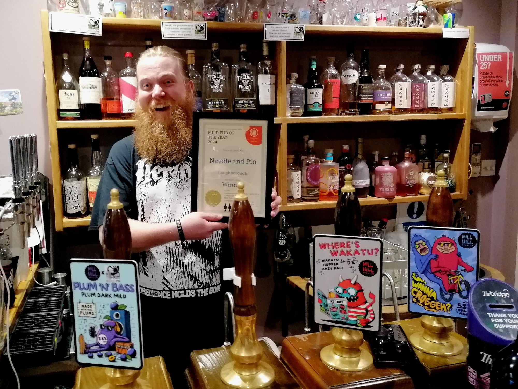 Needle_And_Pin_Loughborough_Mild_POTY_2024. (Pub, Publican, Award). Published on 06-05-2024