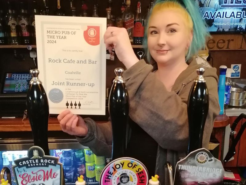 Rock Cafe and Bar_Coalville. (Pub, Award). Published on 23-02-2025