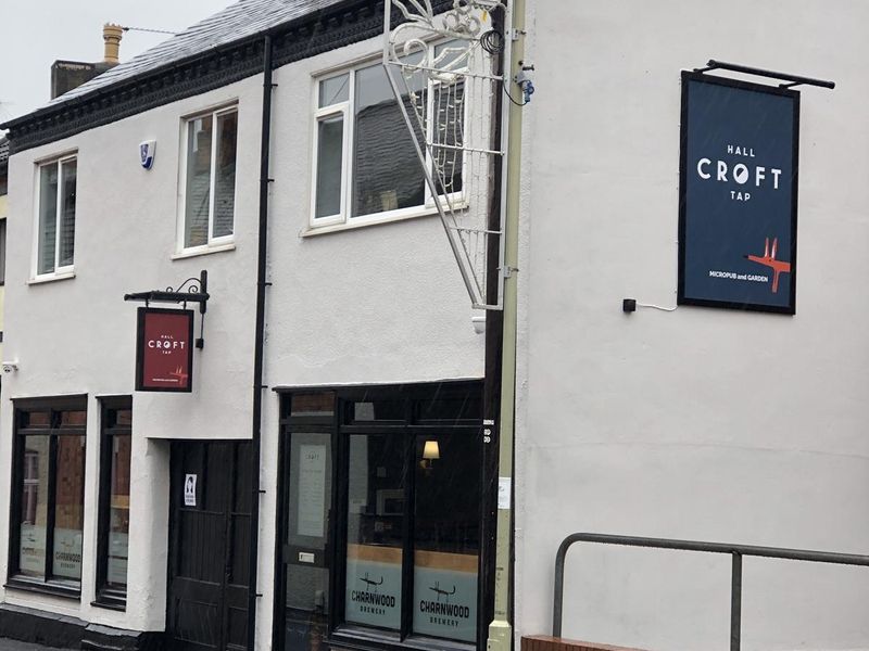 Hall Croft Tap, Shepshed. (Pub, External, Sign, Key). Published on 12-11-2020