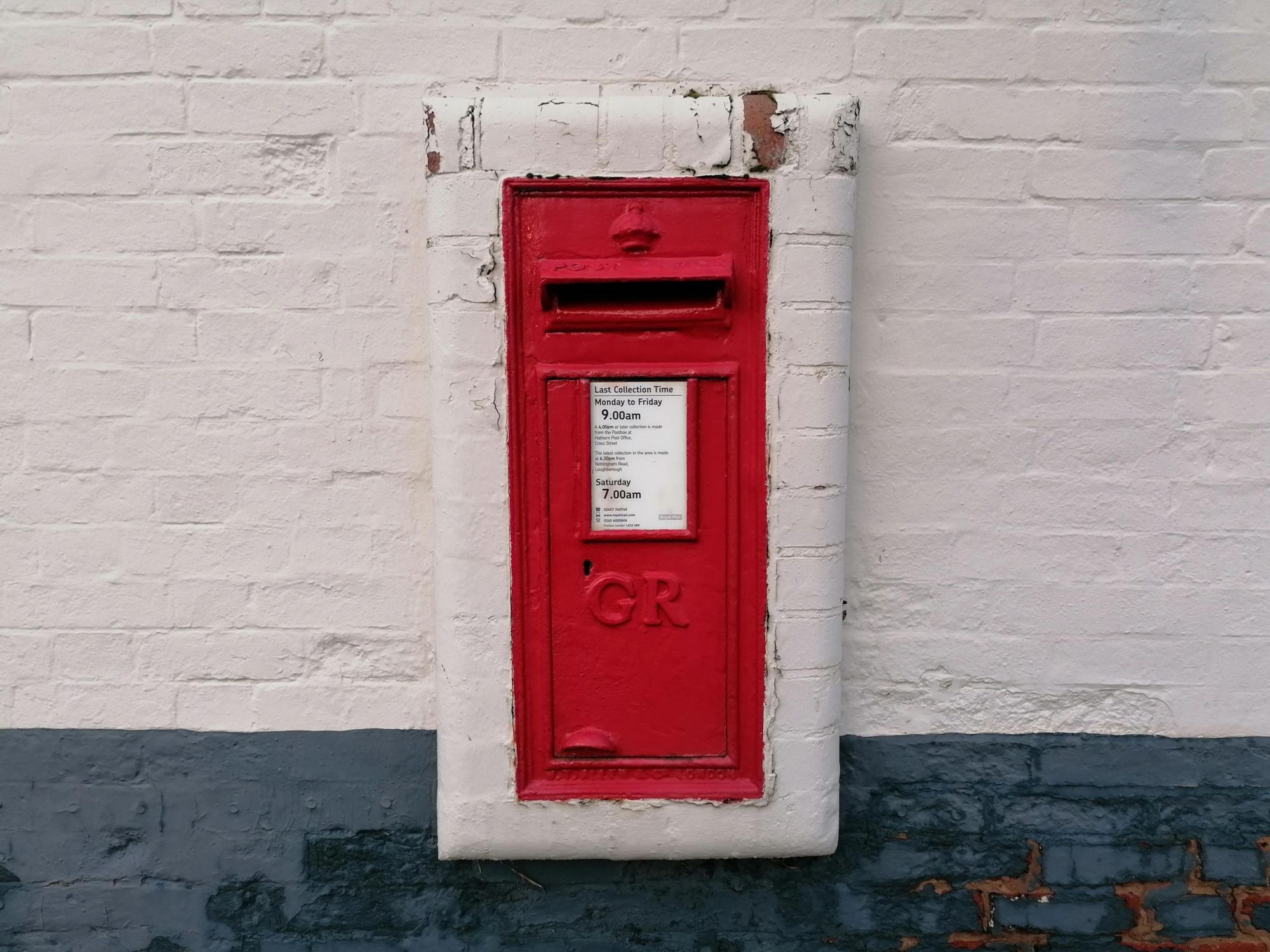 Postbox, Anchor Inn, Hathern. (Pub, External). Published on 18-01-2023