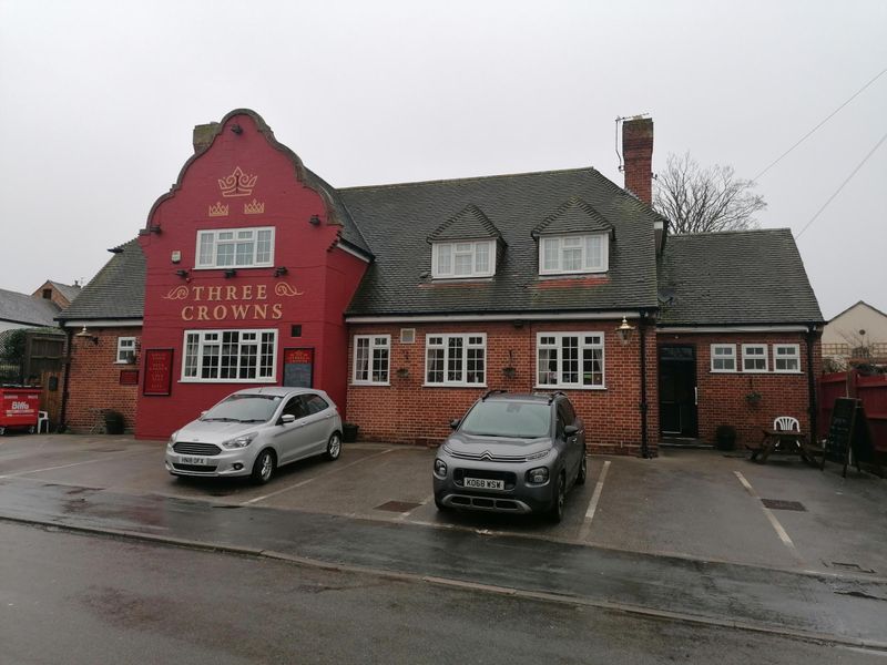 Three Crowns, Hathern. (Pub, External). Published on 13-02-2023 