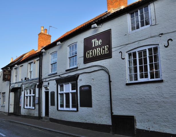 George Inn at Market Rasen. (Pub, External, Key). Published on 01-01-1970