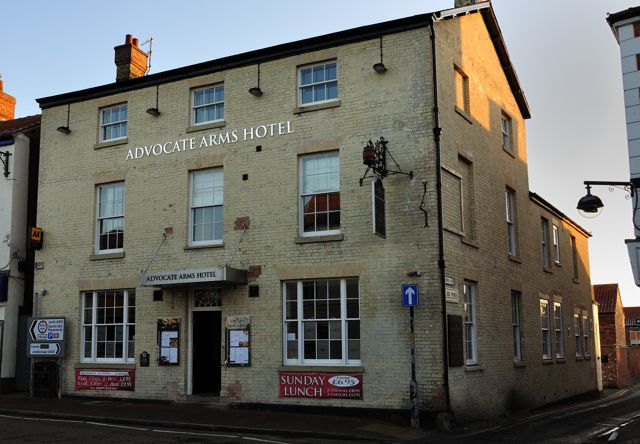 Advocate Arms Hotel at Market Rasen. (Pub, External, Key). Published on 01-01-1970