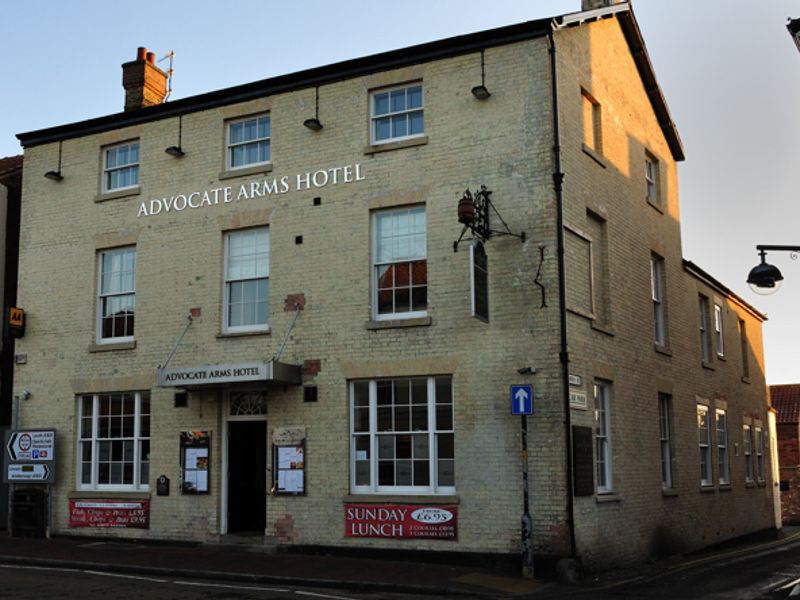 Advocate Arms Hotel at Market Rasen. (Pub, External, Key). Published on 01-01-1970 