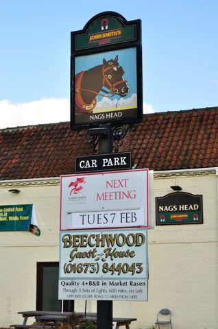 Pub sign at Nags Head. (Pub, Sign). Published on 01-01-1970