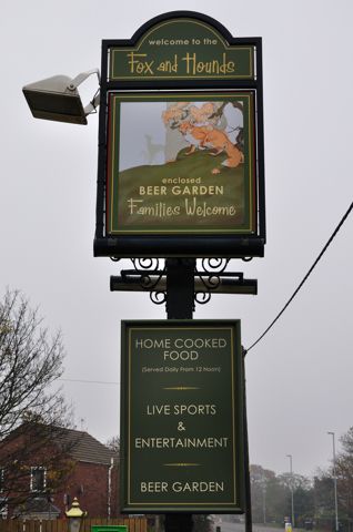 Pub sign Fox & Hounds. (Pub, Sign). Published on 01-01-1970