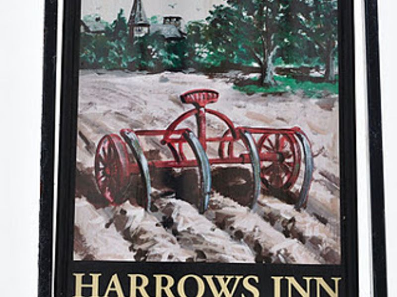 Harrows at North Hykeham. (Pub, Sign). Published on 01-01-1970 