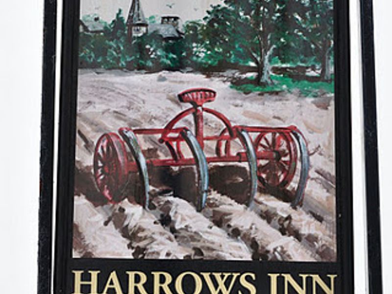 Harrows at North Hykeham. (Pub, Sign). Published on 01-01-1970