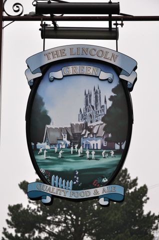 Pub sign Lincoln Green. (Pub, Sign). Published on 01-01-1970