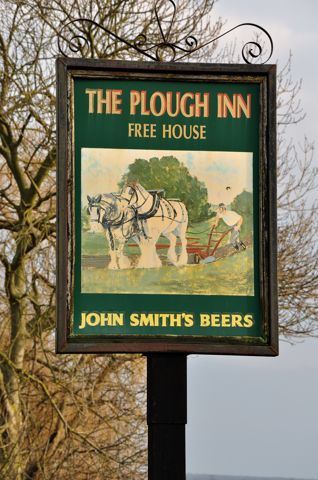 Pub sign Plough. (Pub, Sign). Published on 01-01-1970