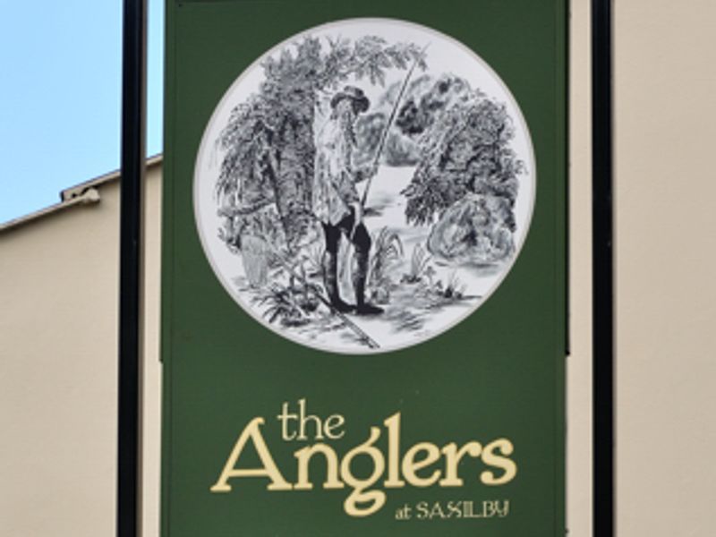 Pub sign Anglers. (Pub, Sign). Published on 01-01-1970