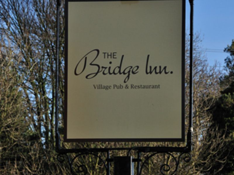 Pub sign Bridge Inn. (Pub, Sign). Published on 01-01-1970