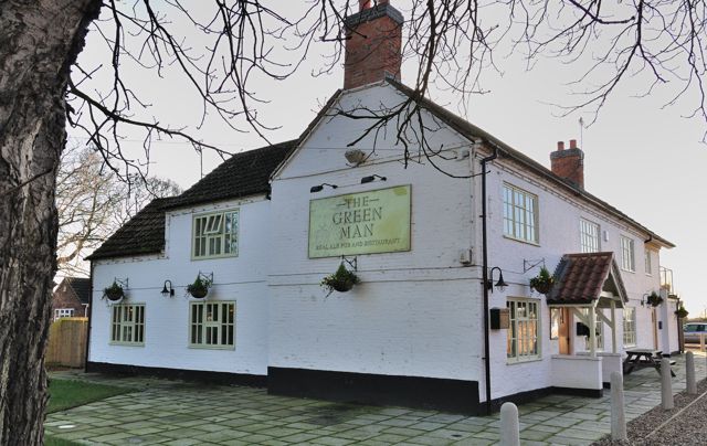 Green Man at Norton Disney. (Pub, External, Key). Published on 01-02-2012