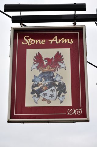 Pub sign Stone Arms. (Pub, Sign). Published on 01-01-1970