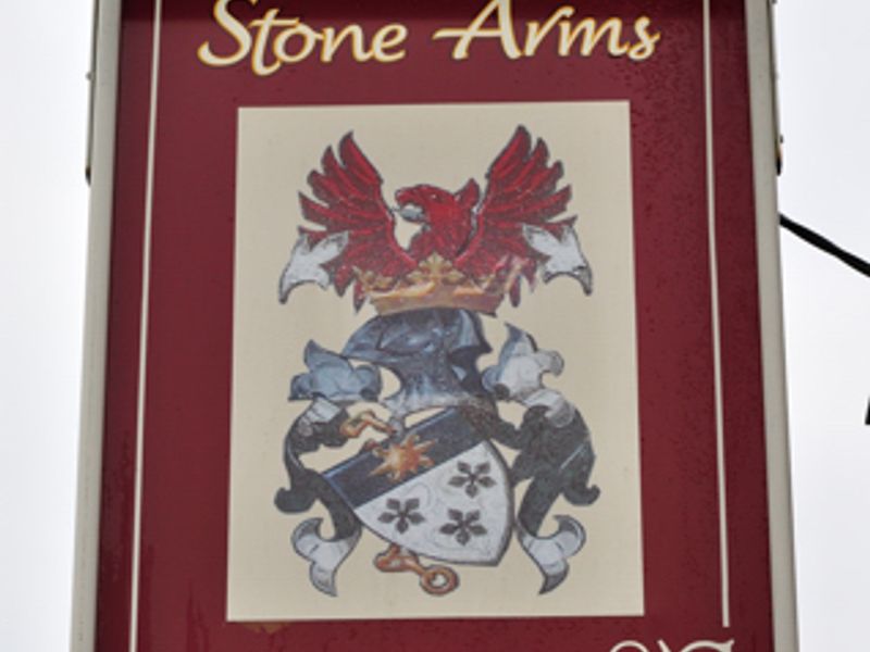 Pub sign Stone Arms. (Pub, Sign). Published on 01-01-1970