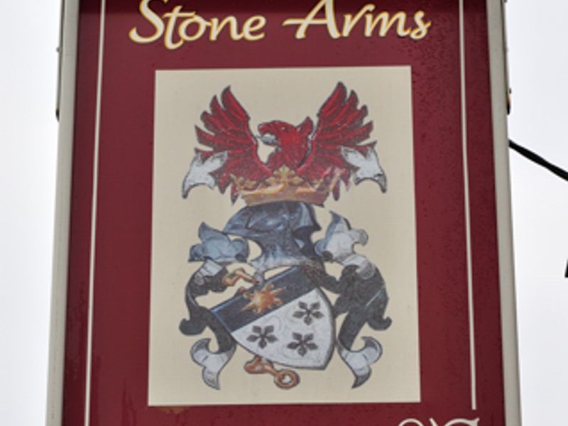 Pub sign Stone Arms. (Pub, Sign). Published on 01-01-1970 