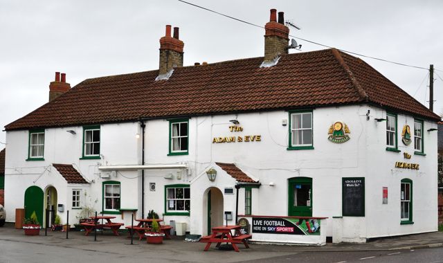 Adam & Eve Hotel at Wragby. (Pub, External). Published on 01-01-2012