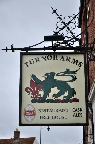 Pub sign Turnor Arms. (Pub, Sign). Published on 01-01-2012