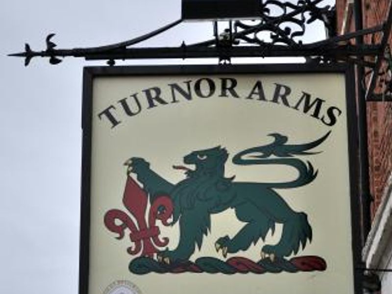 Pub sign Turnor Arms. (Pub, Sign). Published on 01-01-2012