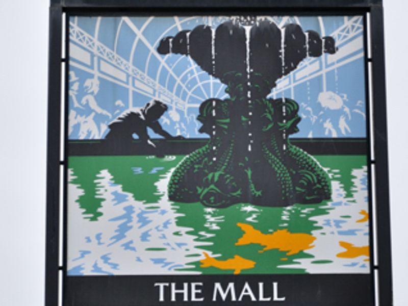 Pub sign Mall. (Pub, Sign). Published on 01-01-2012