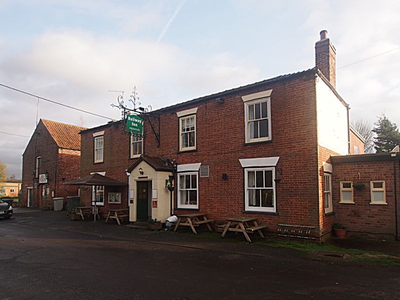 Railway Inn at Kirkstead Bridge. (Pub, External, Key). Published on 01-01-1970