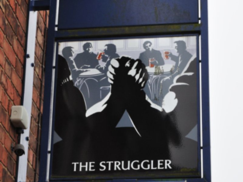 Pub sign Struggler at Eagle. (Pub, Sign). Published on 01-01-1970