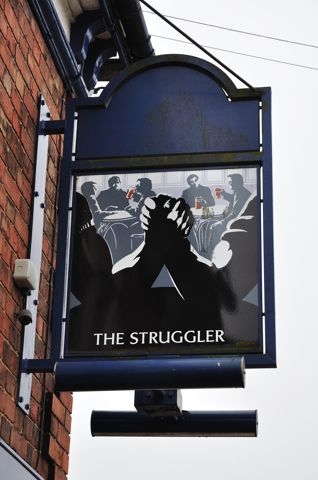 Pub sign Struggler at Eagle. (Pub, Sign). Published on 01-01-1970