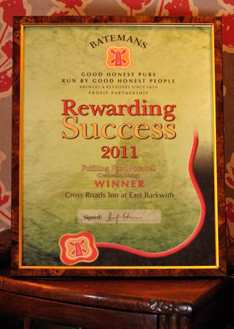 Batemans Dining Distinction Award. (Pub, Brewery, Award). Published on 01-01-1970