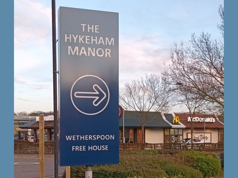 Hykeham Manor. (Pub, Sign). Published on 03-01-2026 