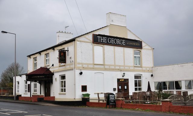 The George at Langworth. (Pub, External, Key). Published on 01-01-1970