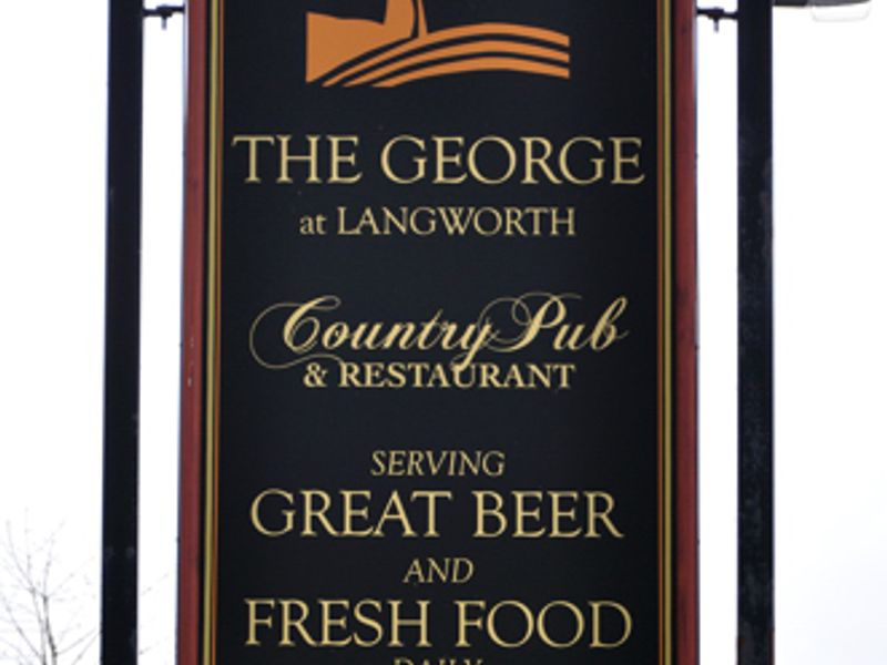 Pub sign The George. (Pub, Sign). Published on 01-01-1970